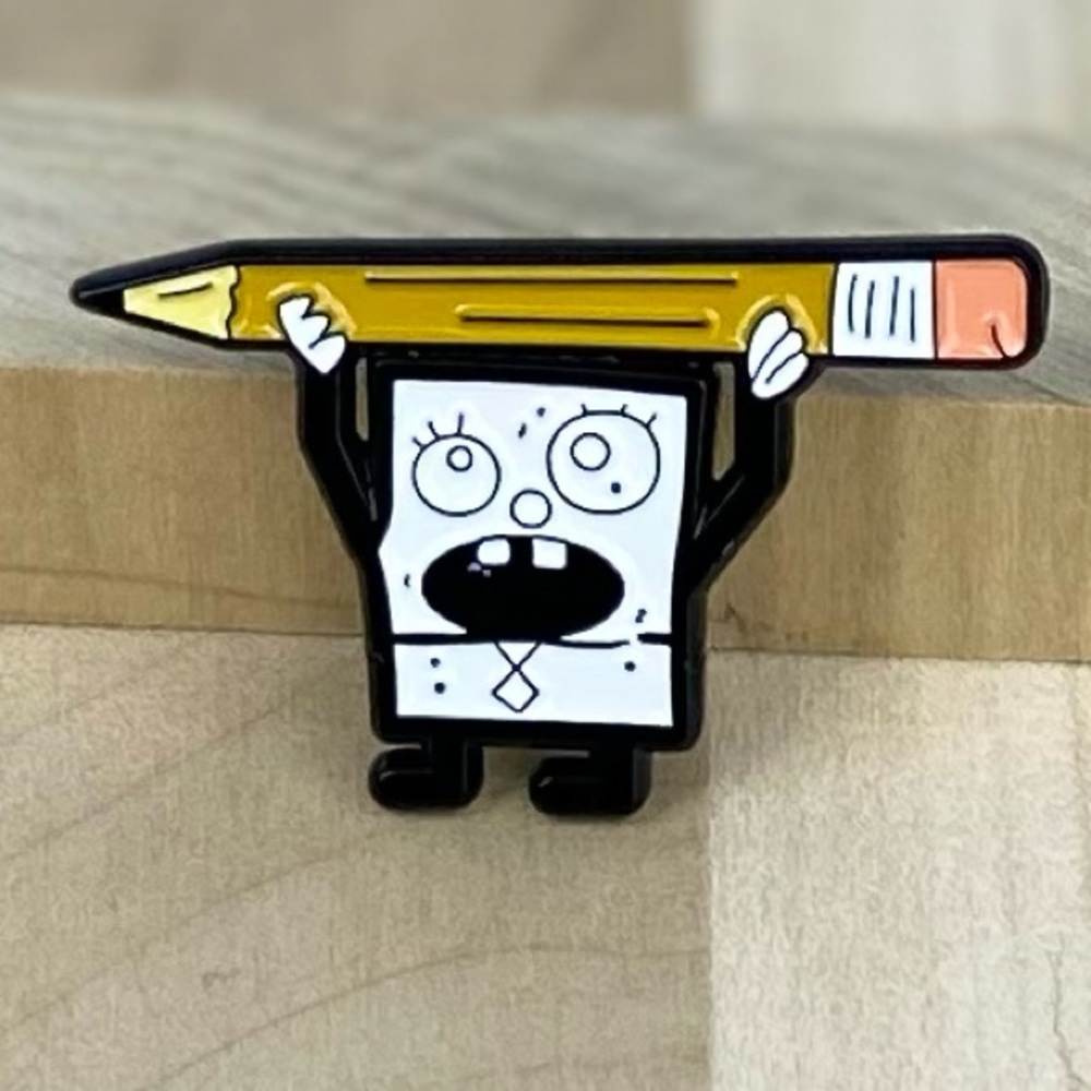 DoodleBob Enamel Pin